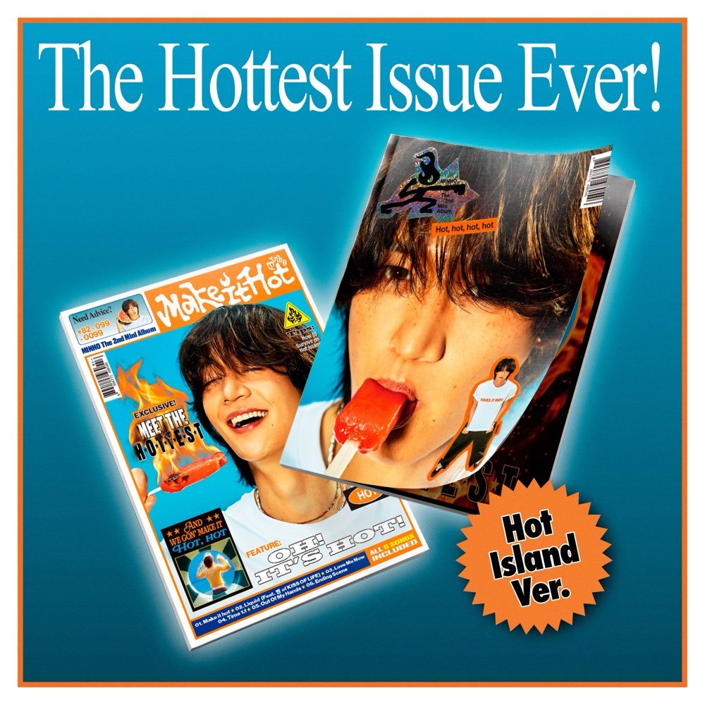 MINHO The 2nd Mini Album『Make it hot』【Hot island Ver. (2種) 】