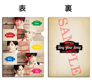 SHINee FC限定Sing Your Song5枚セット