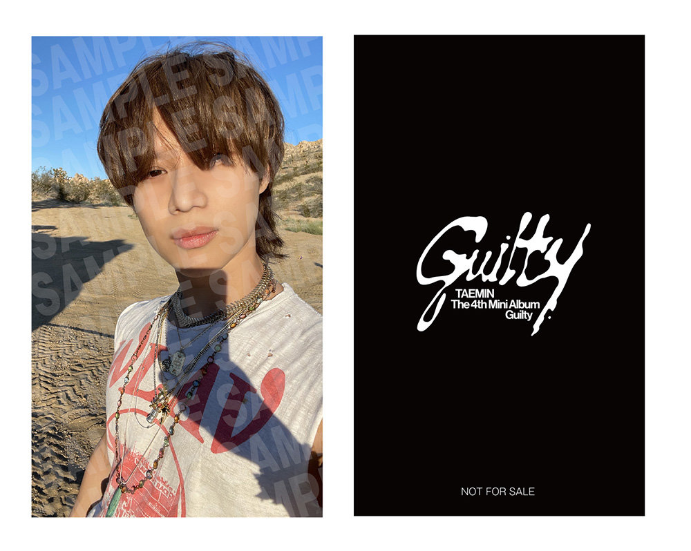 TAEMIN ４枚目の韓国ミニアルバム『Guilty』 UNIVERSAL MUSIC STOREと 