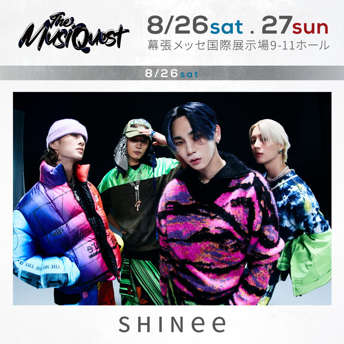 SHINee、テレビ朝日主催の新しい音楽フェス『The MusiQuest（ザ 