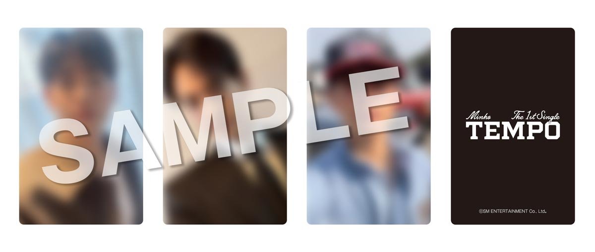 MINHO The 1st Single 『TEMPO』 購入者先着特典、日本オリジナル